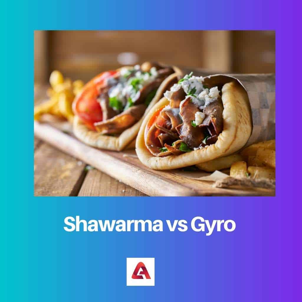 Shawarma vs Gyro