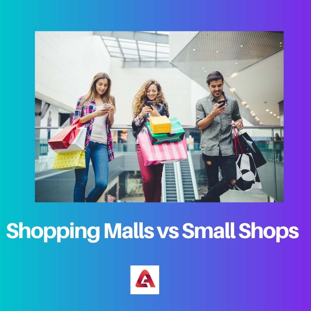Indkøbscentre vs små butikker