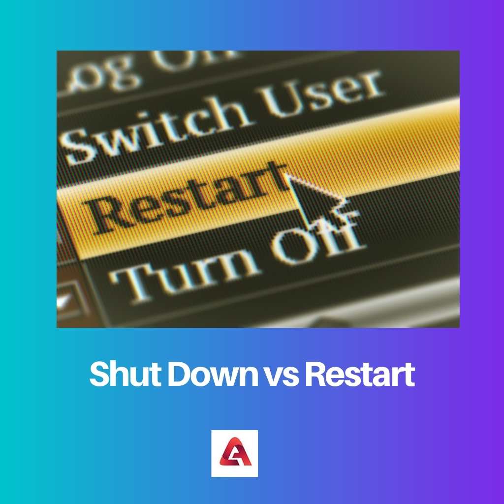 Shut Down vs Restart