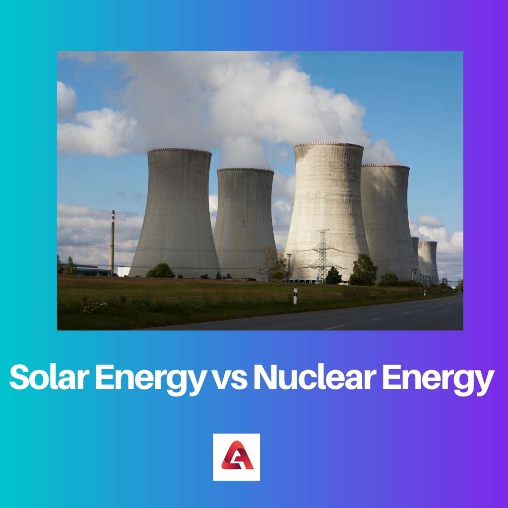 Zonne-energie versus kernenergie
