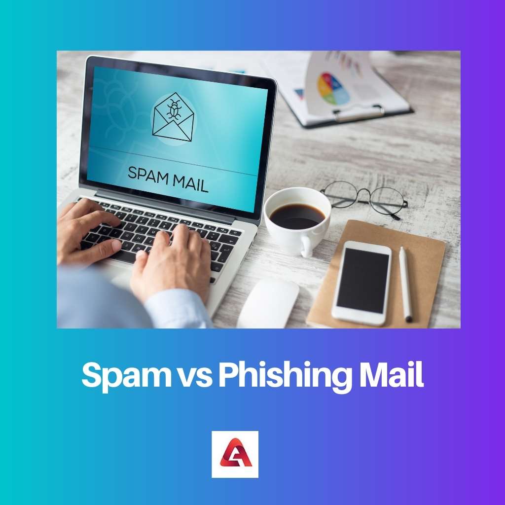 Spam vs phishingová pošta