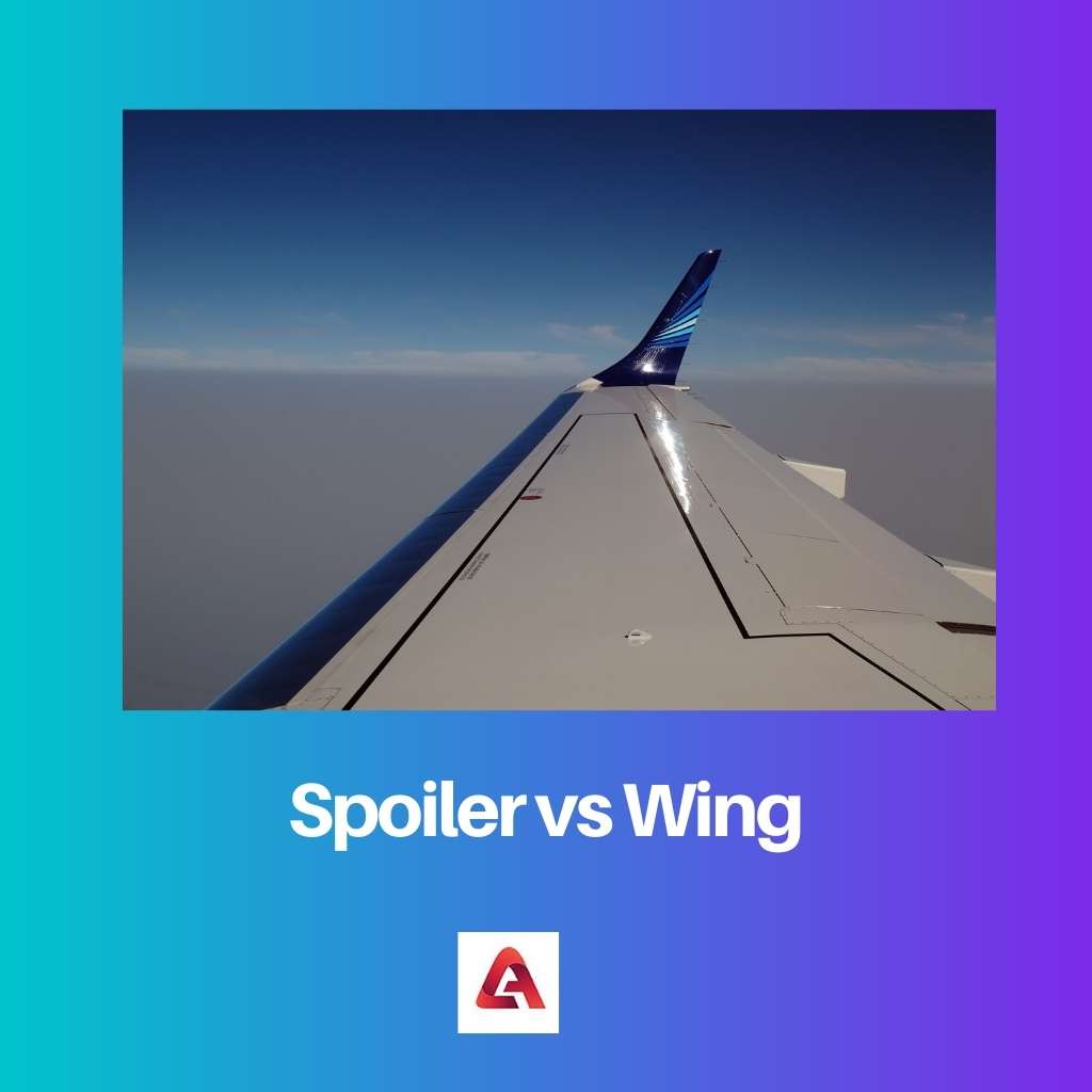 Spoiler versus vleugel