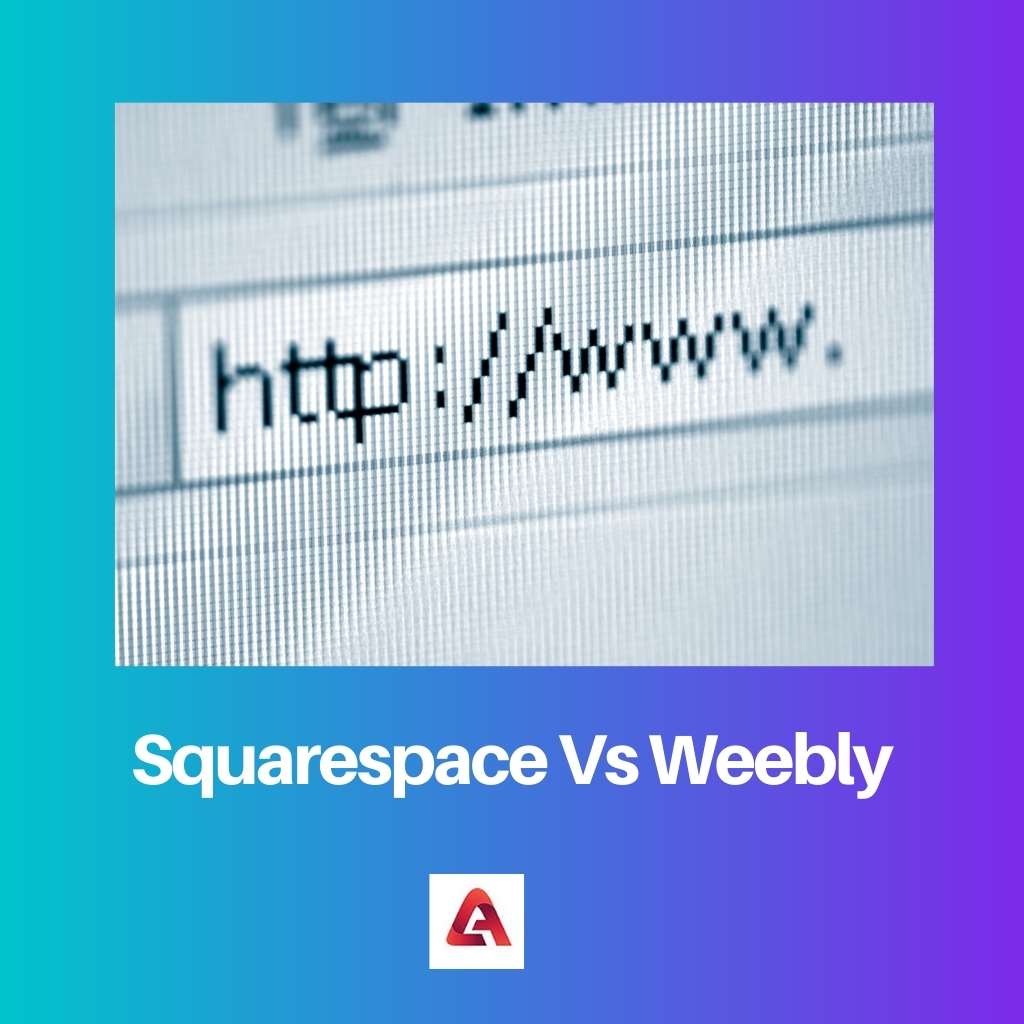 Squarespace Vs Weebly