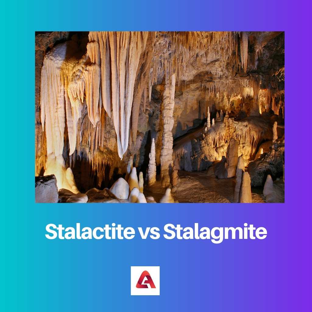 Stalactite vs Stalagmite