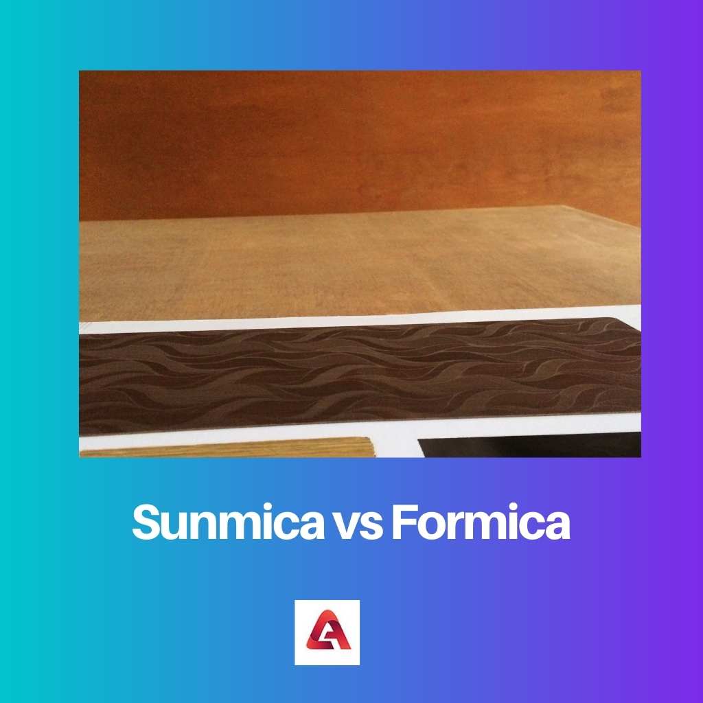 Sunmica vs فورميكا