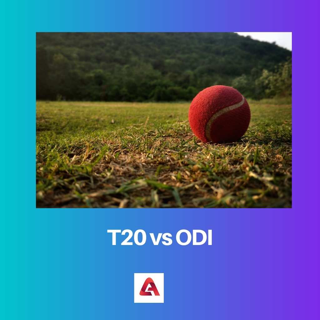 T20 vs ODI