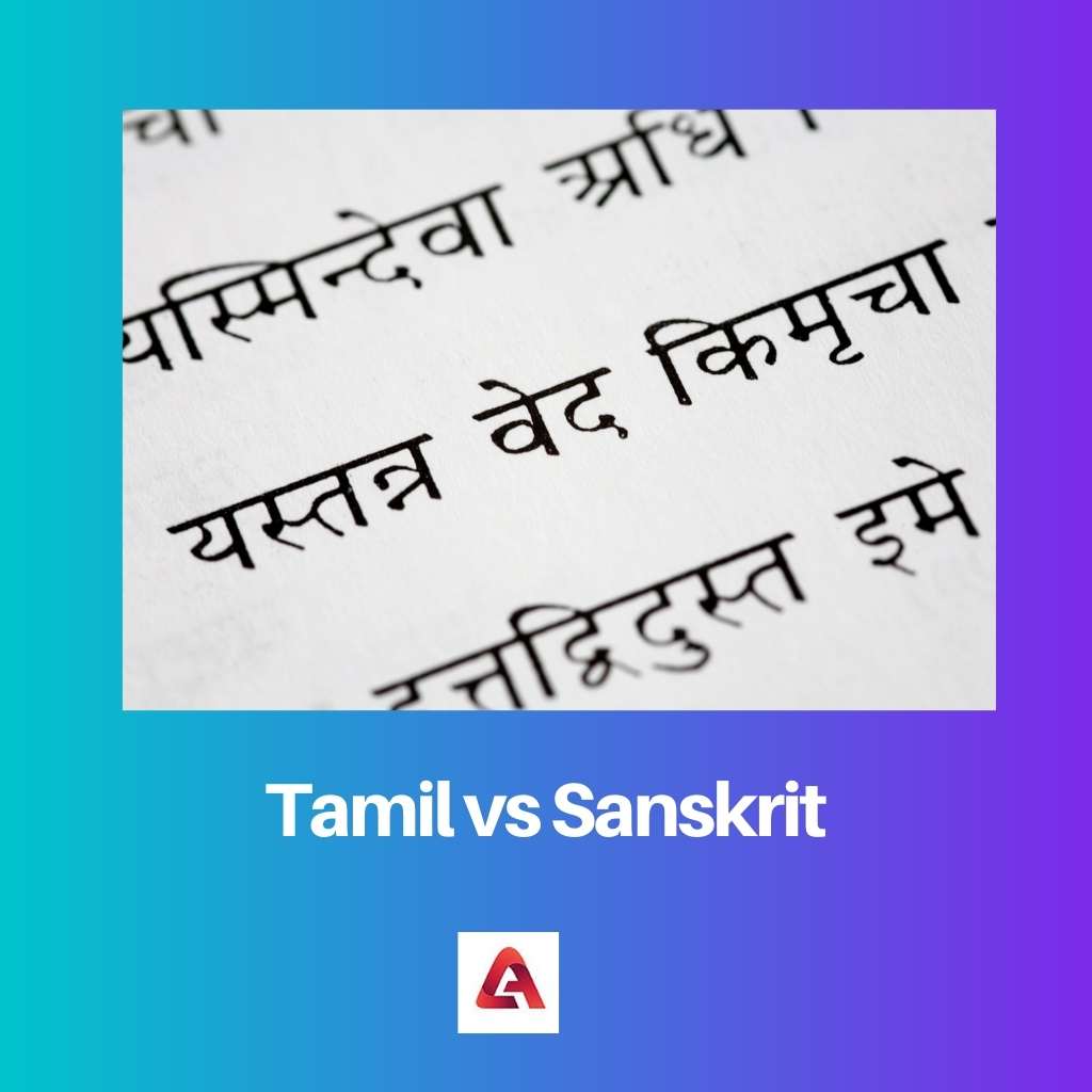 Tiếng Tamil vs tiếng Phạn
