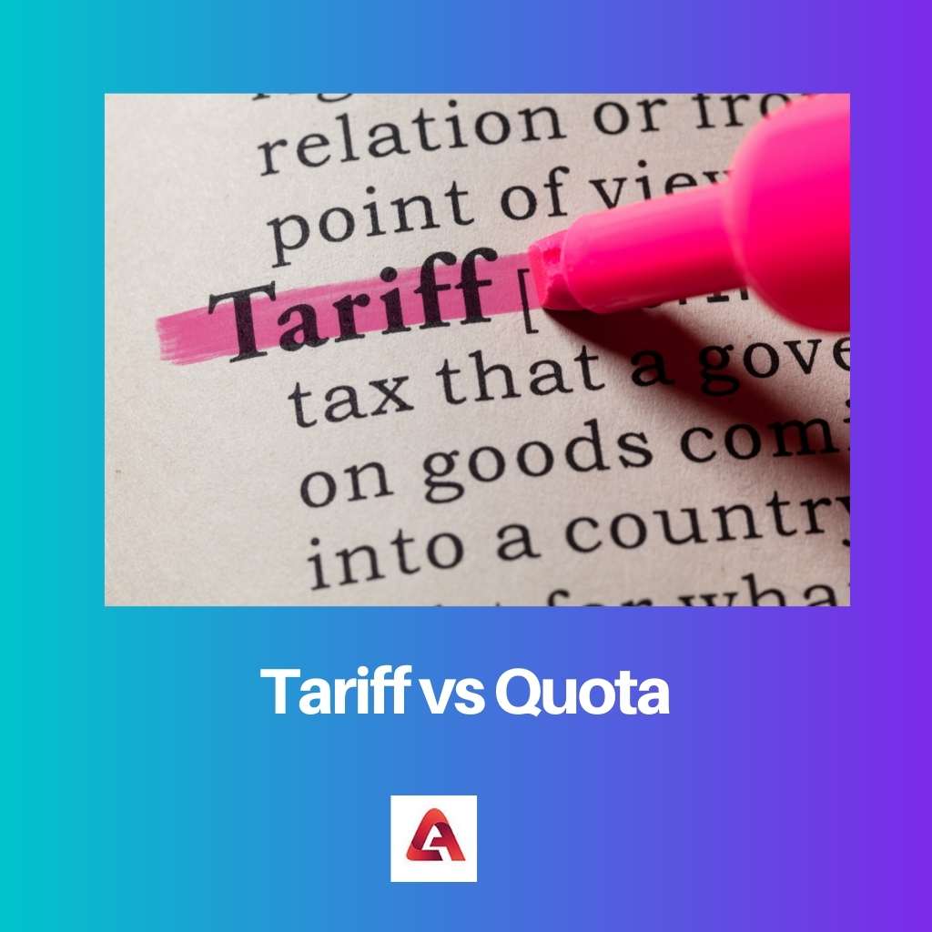 Tarif vs kvóta
