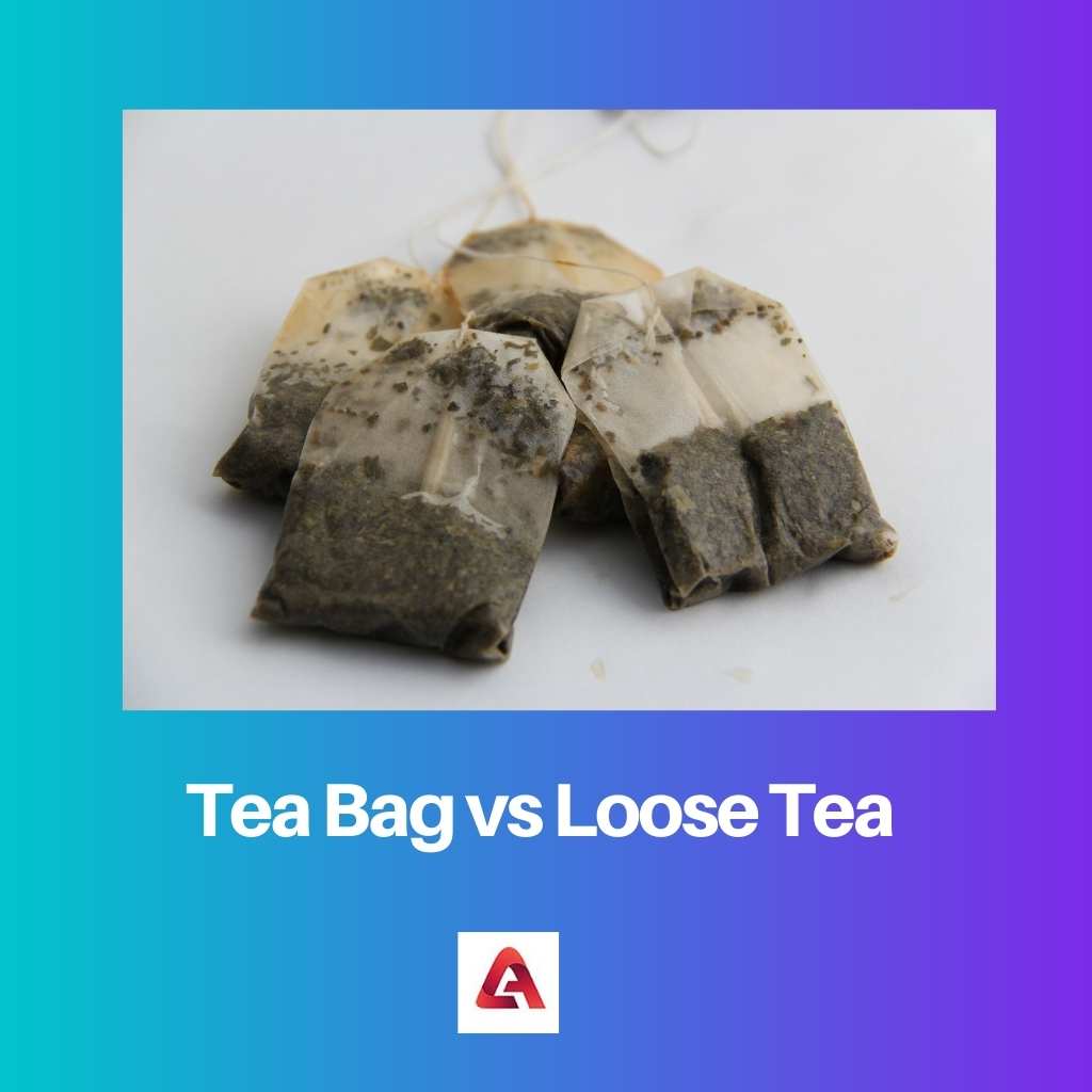 Teebeutel vs. loser Tee