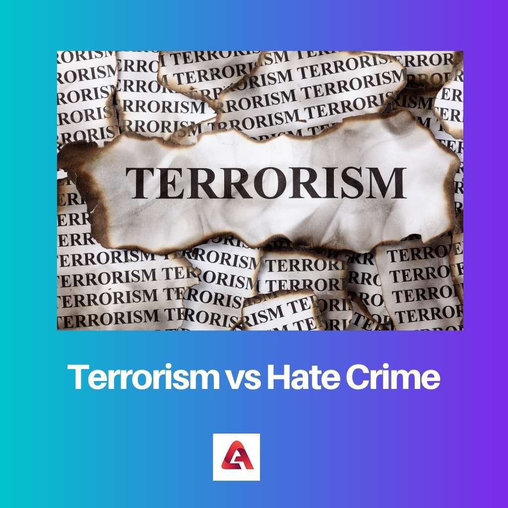Terrorismo vs Crimen de Odio