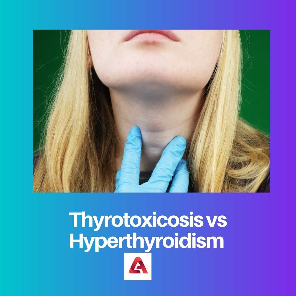 Thyrotoxicose vs hyperthyroïdie