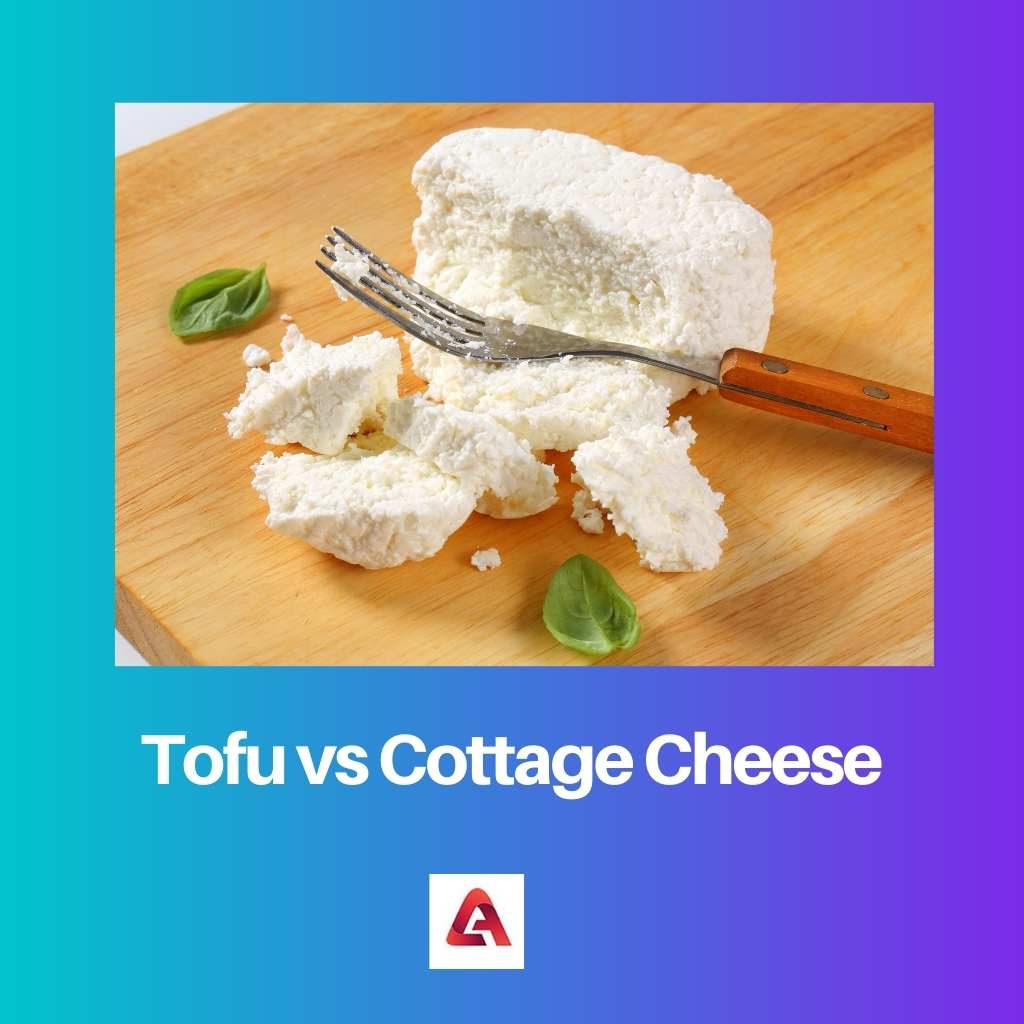 التوفو مقابل الجبن