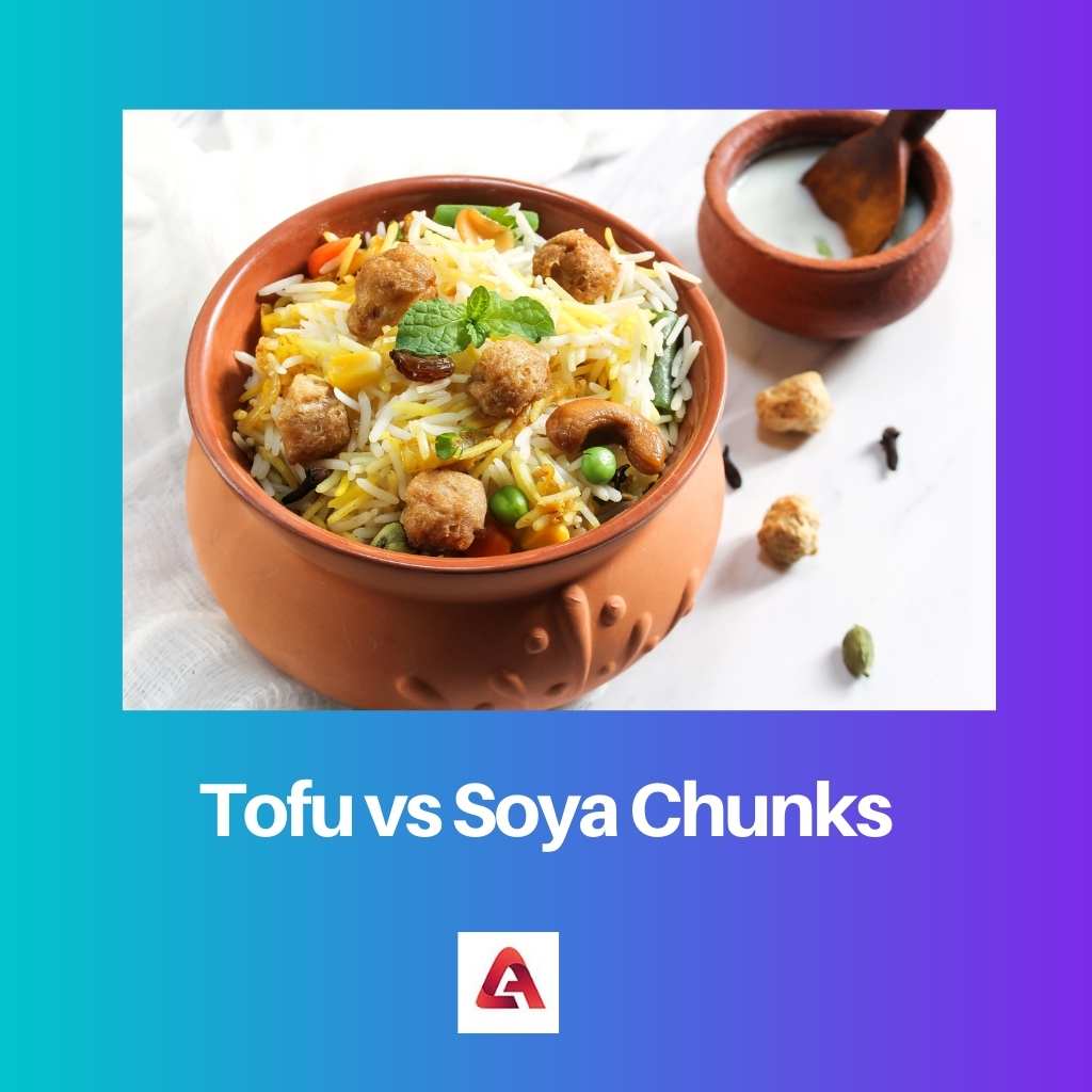 Tofu vs Pedaços de Soja