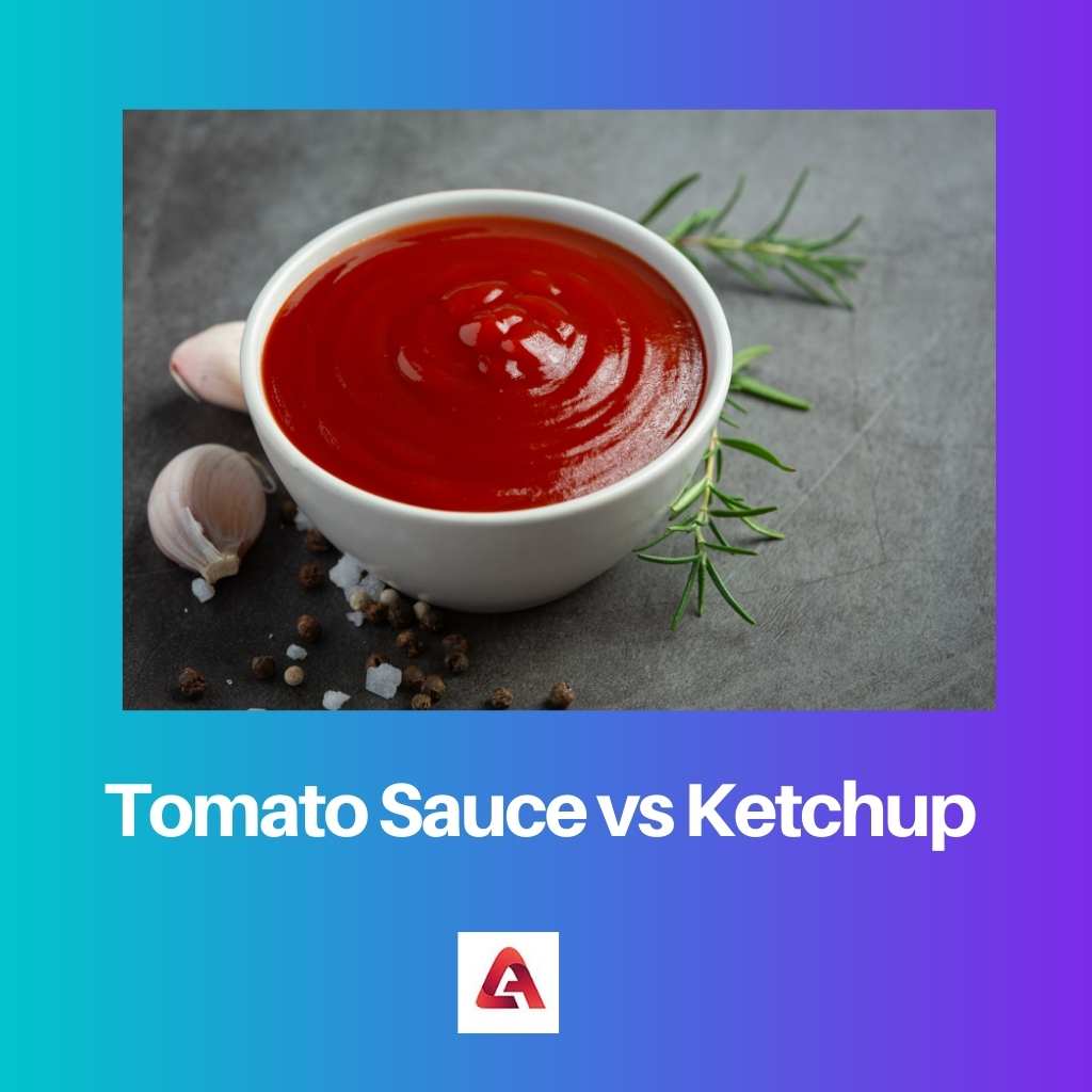 Sauce tomate contre ketchup