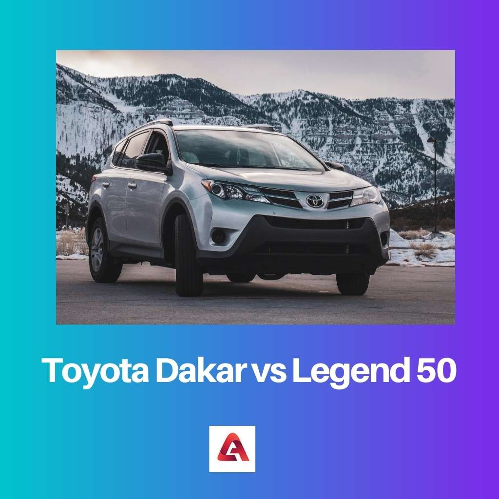 Toyota Dakar vs Legend 50