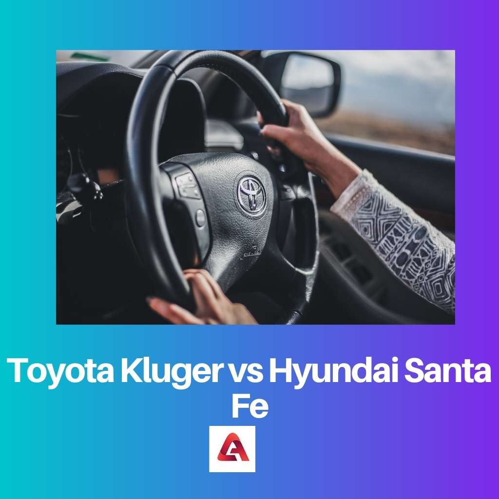 Toyota Kluger vs Hyundai Santa Fe