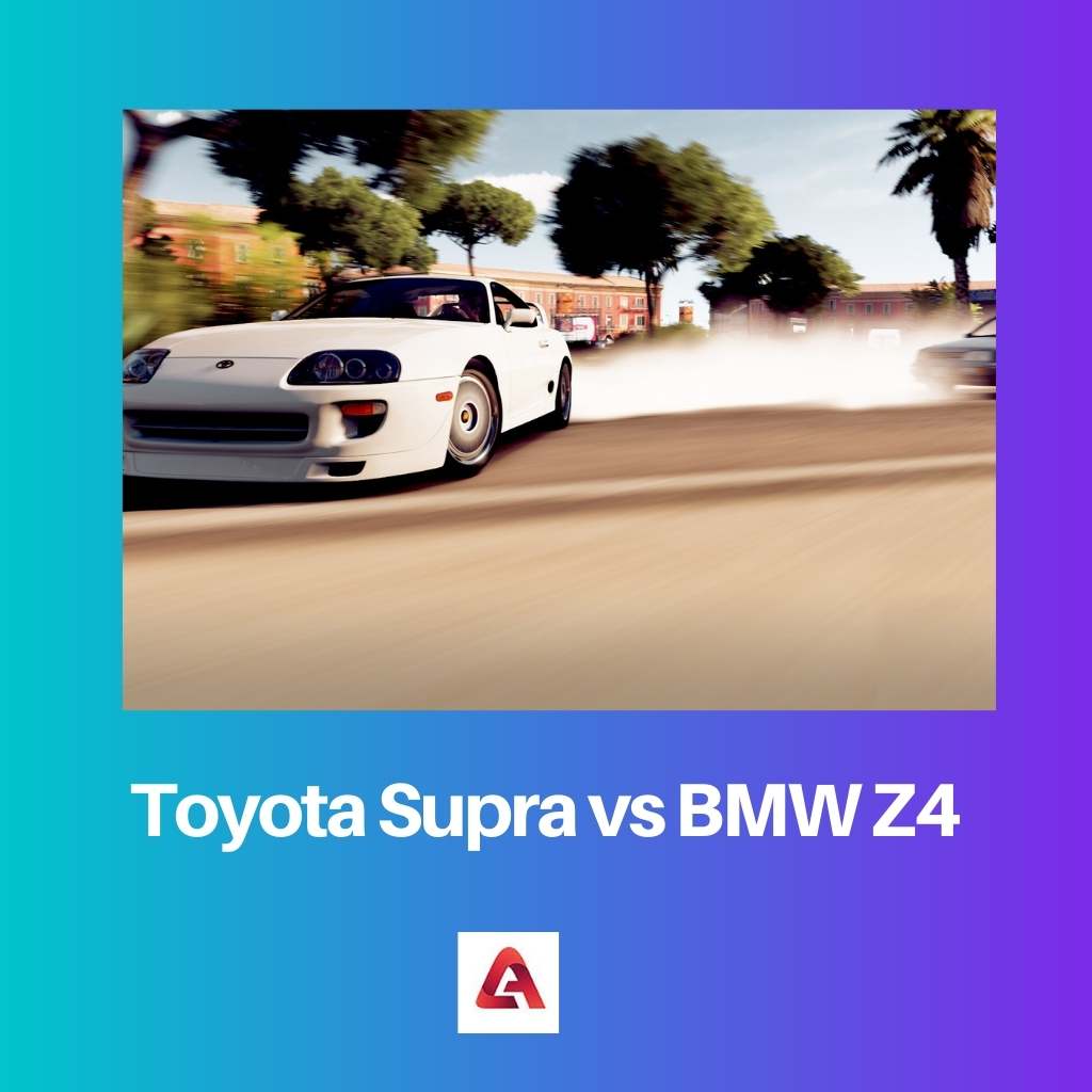 トヨタ スープラ vs BMW Z4