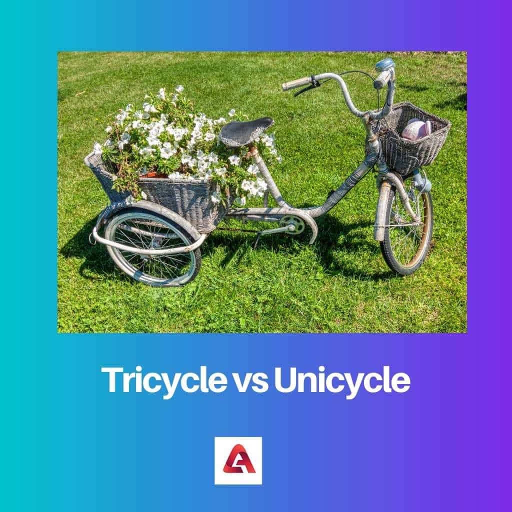 Sepeda roda tiga vs Unicycle