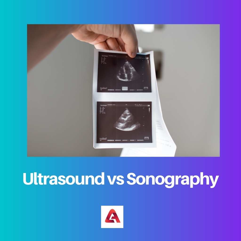Ultraheli vs sonograafia