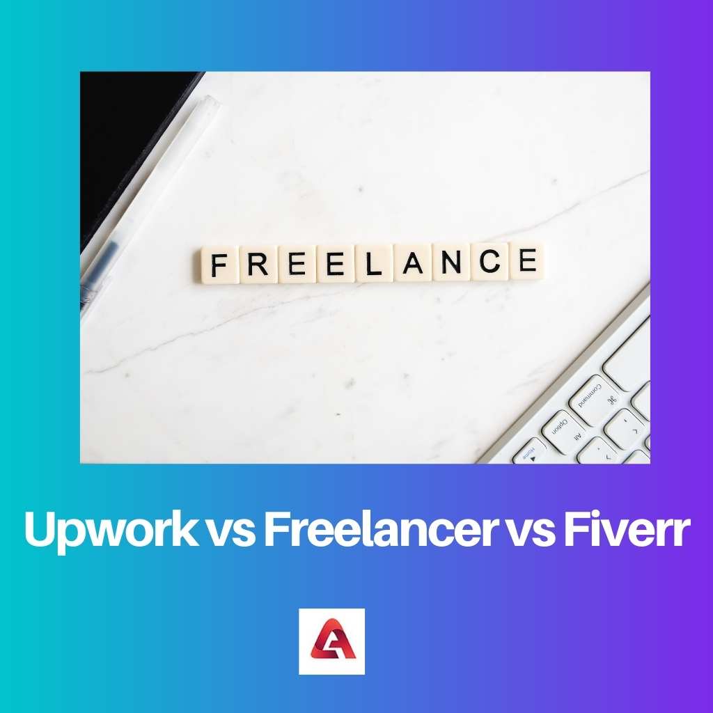 Upwork مقابل Freelancer vs Fiverr