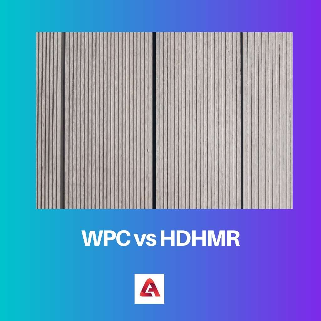 WPC مقابل HDHMR