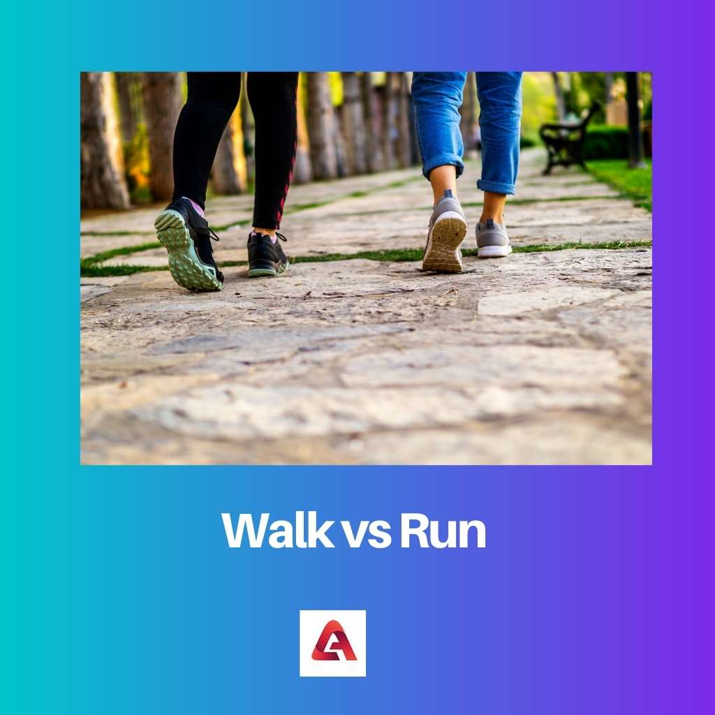 Kävely vs juoksu