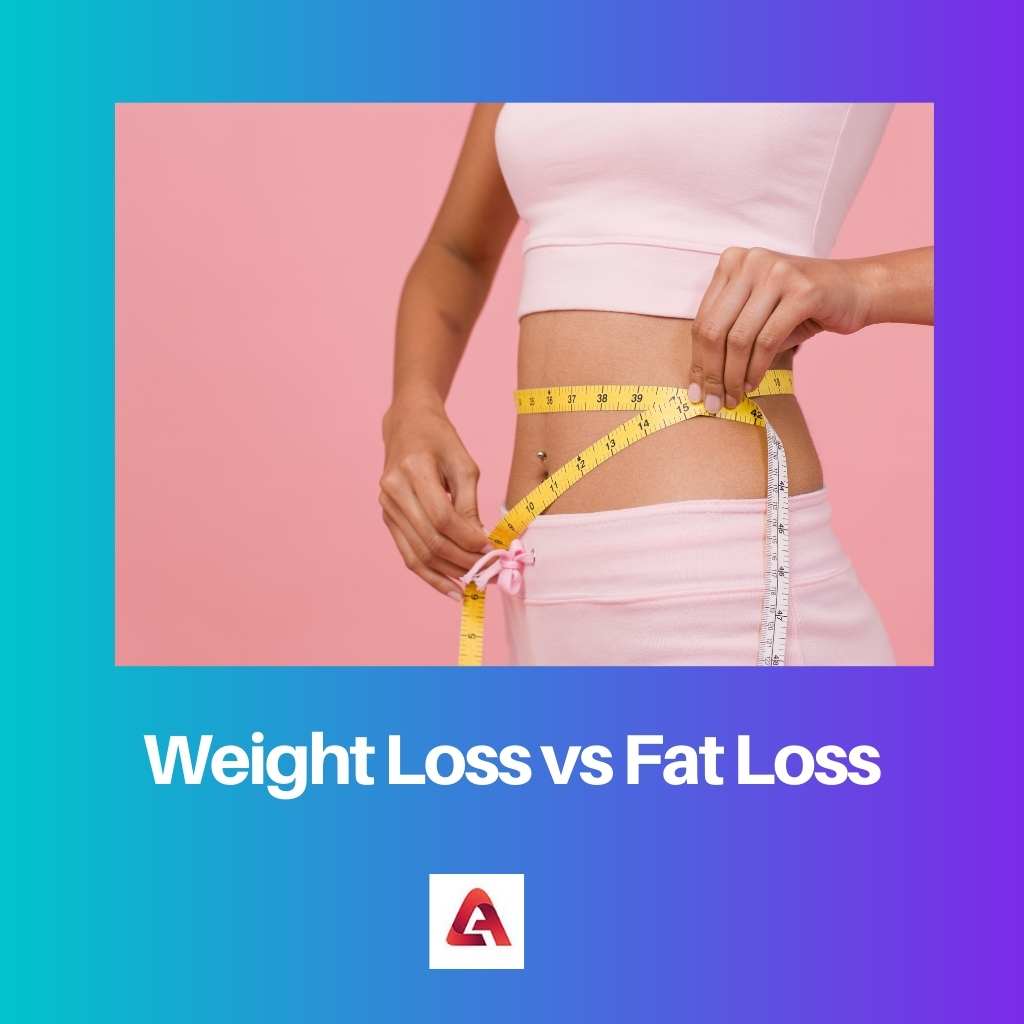 Perte de poids vs perte de graisse