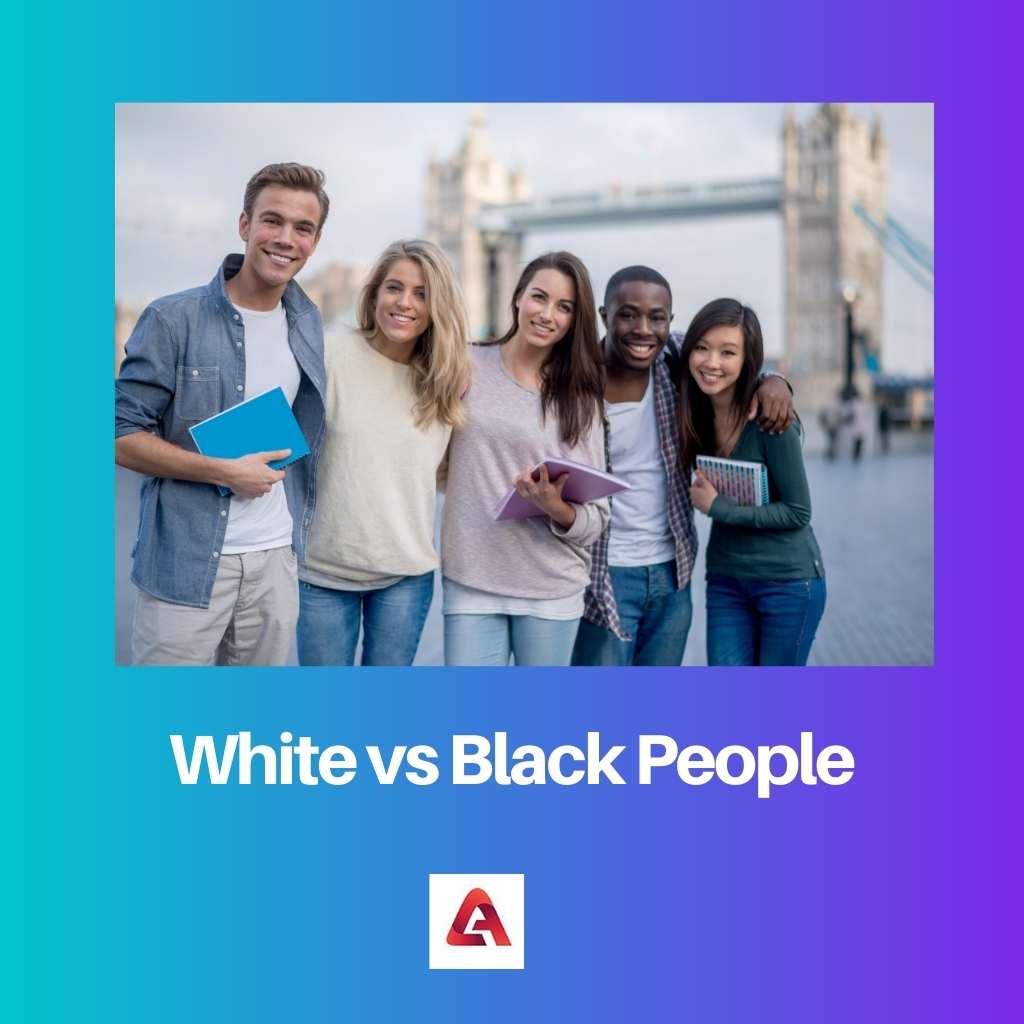 Witte versus zwarte mensen