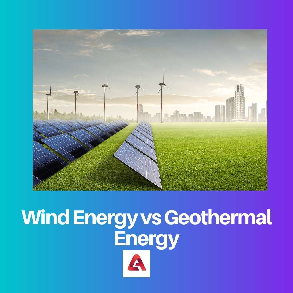 Wind Energy vs Geothermal Energy