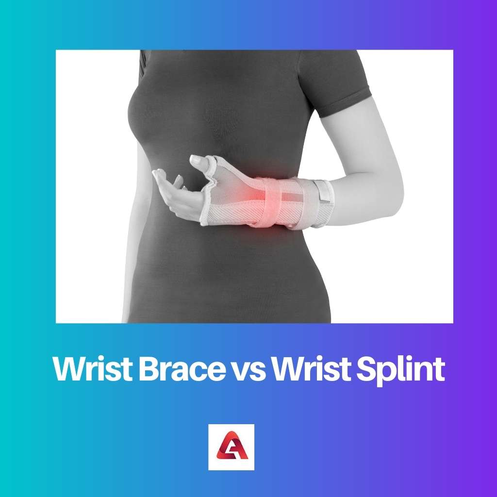 Wrist Brace vs Wrist Splint