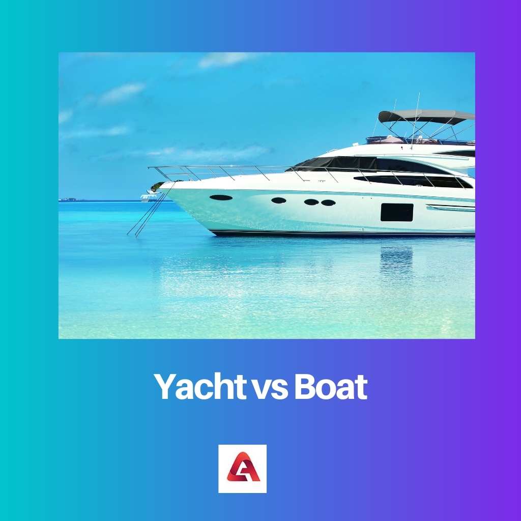 Яхта против Лодки