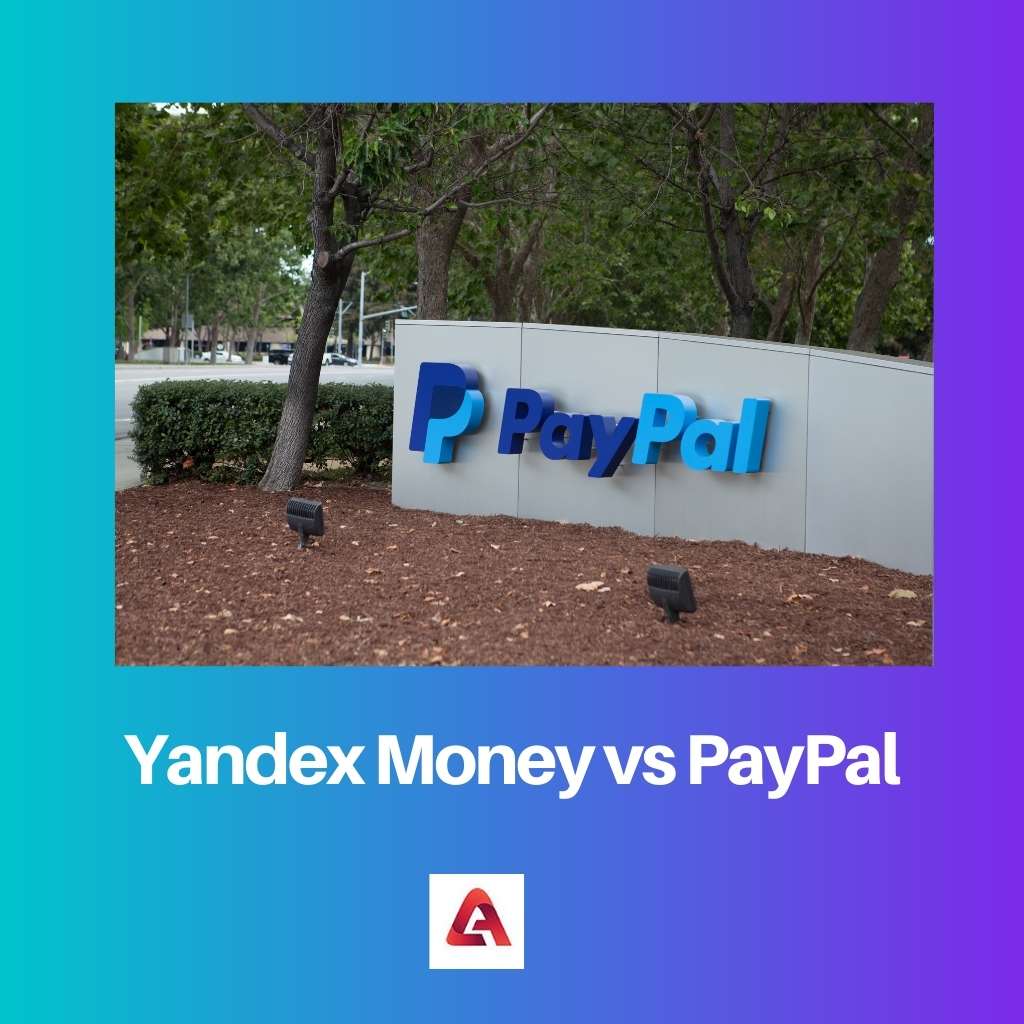 Dinero Yandex contra PayPal