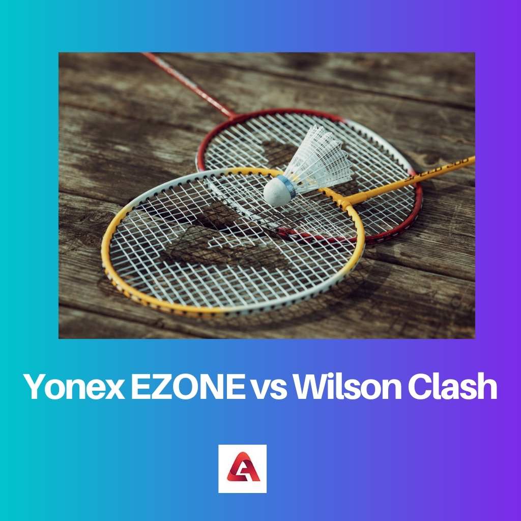 Yonex EZONE tegen Wilson Clash