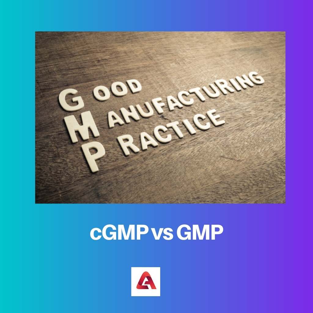 cGMP versus GMP