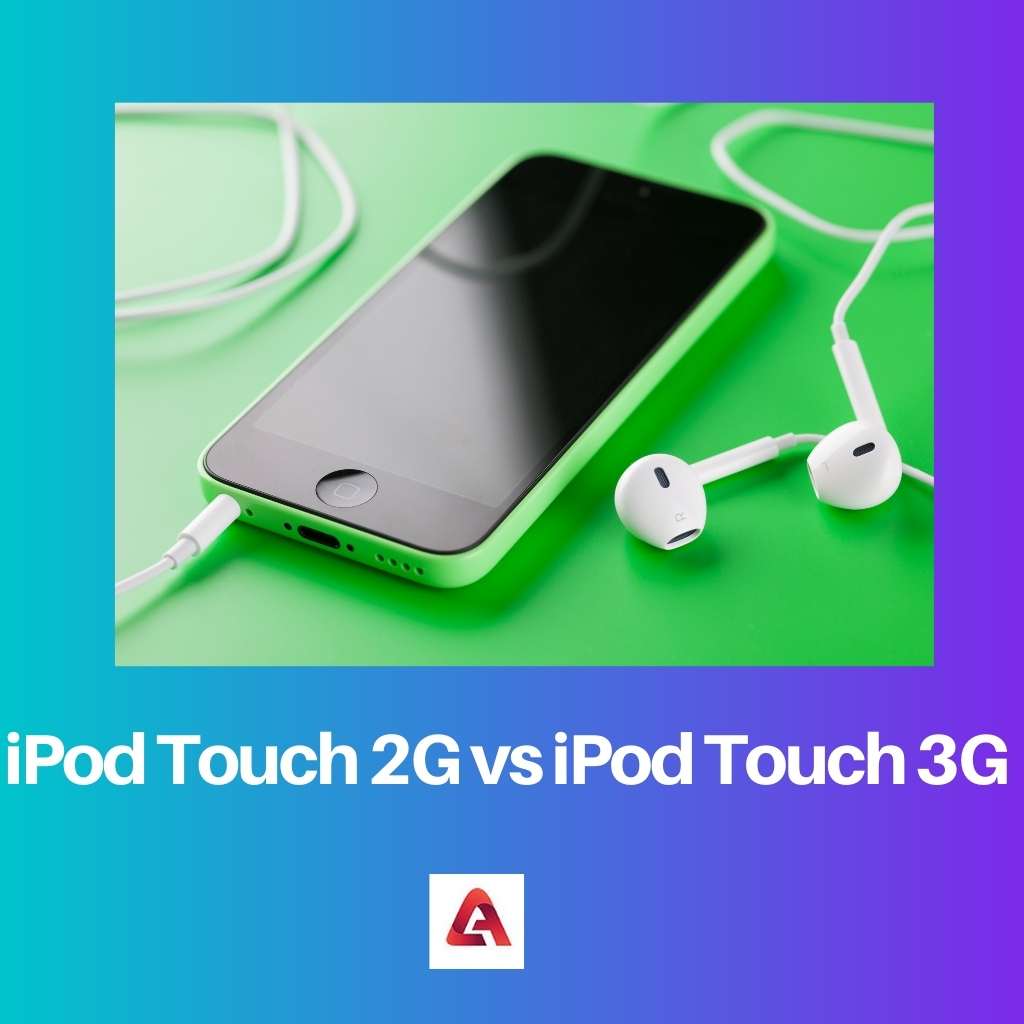 iPod Touch 2G と iPod Touch 3G の比較