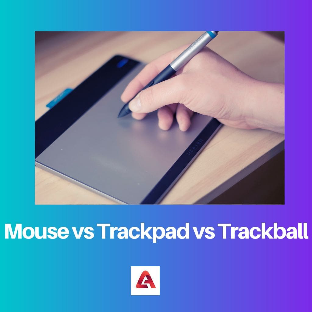 Myš vs Trackpad vs Trackball