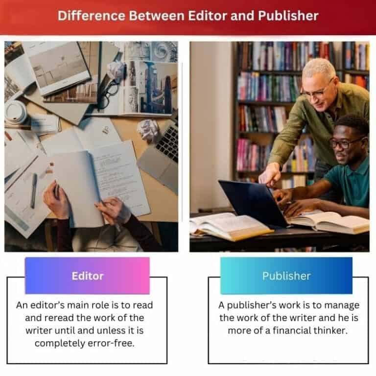 Editor vs Publisher Difference and Comparison