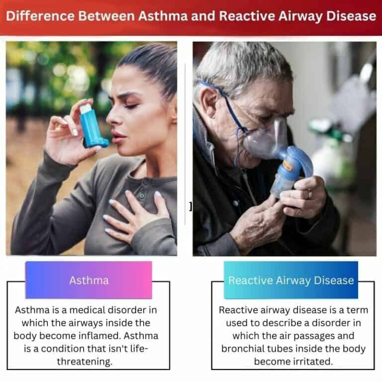 Asthma vs Reactive Airway Disease: Difference and Comparison