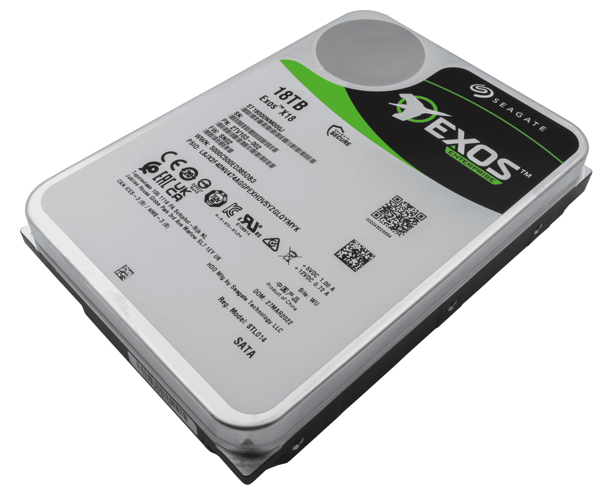 Seagate Exos x16 と x18: 違いと比較