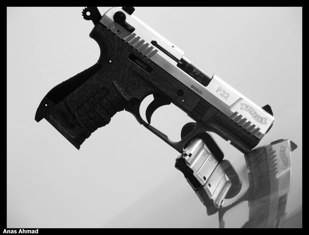 automatic handgun