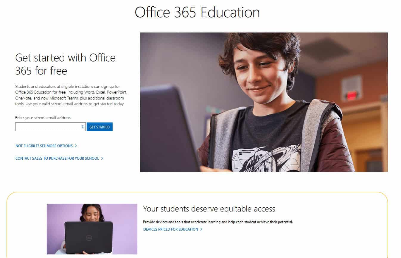 ms office 365 student