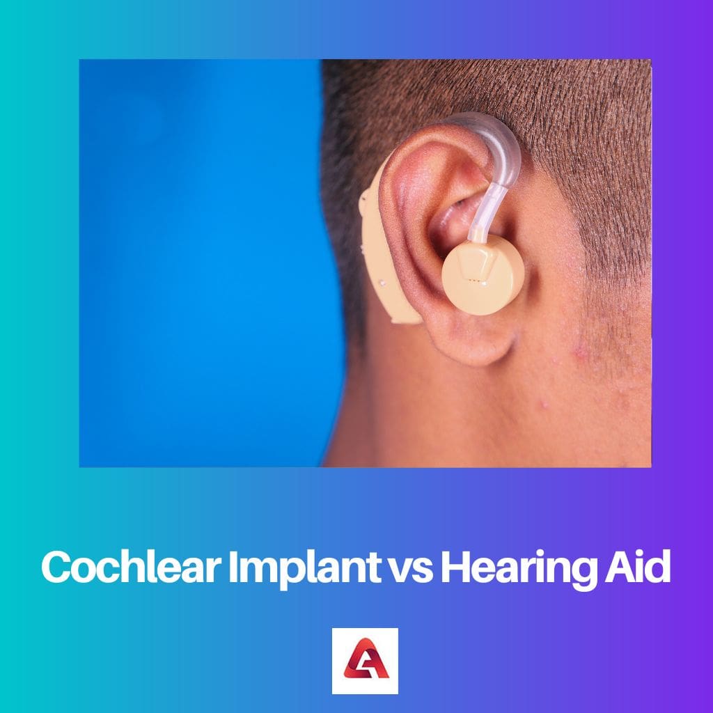 Implant cochléaire vs aide auditive