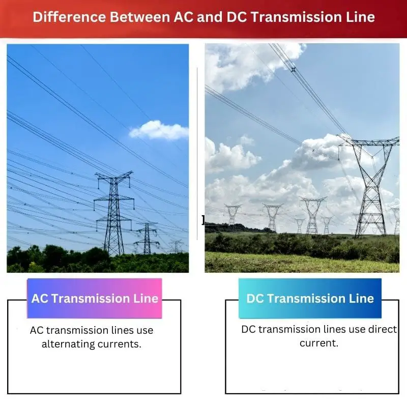 Difference Between AC and DC Transmission Line