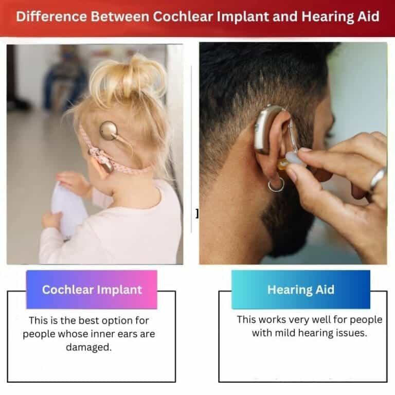 Cochlear Implant Vs Hearing Aid Difference And Comparison