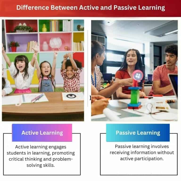 Active Vs Passive Learning Difference And Comparison