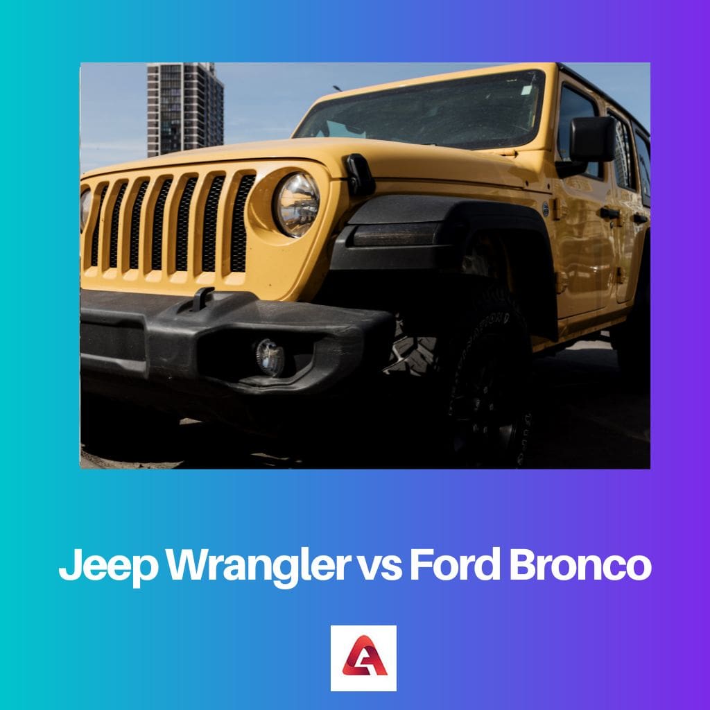 Jip Wrangler vs Ford Bronco