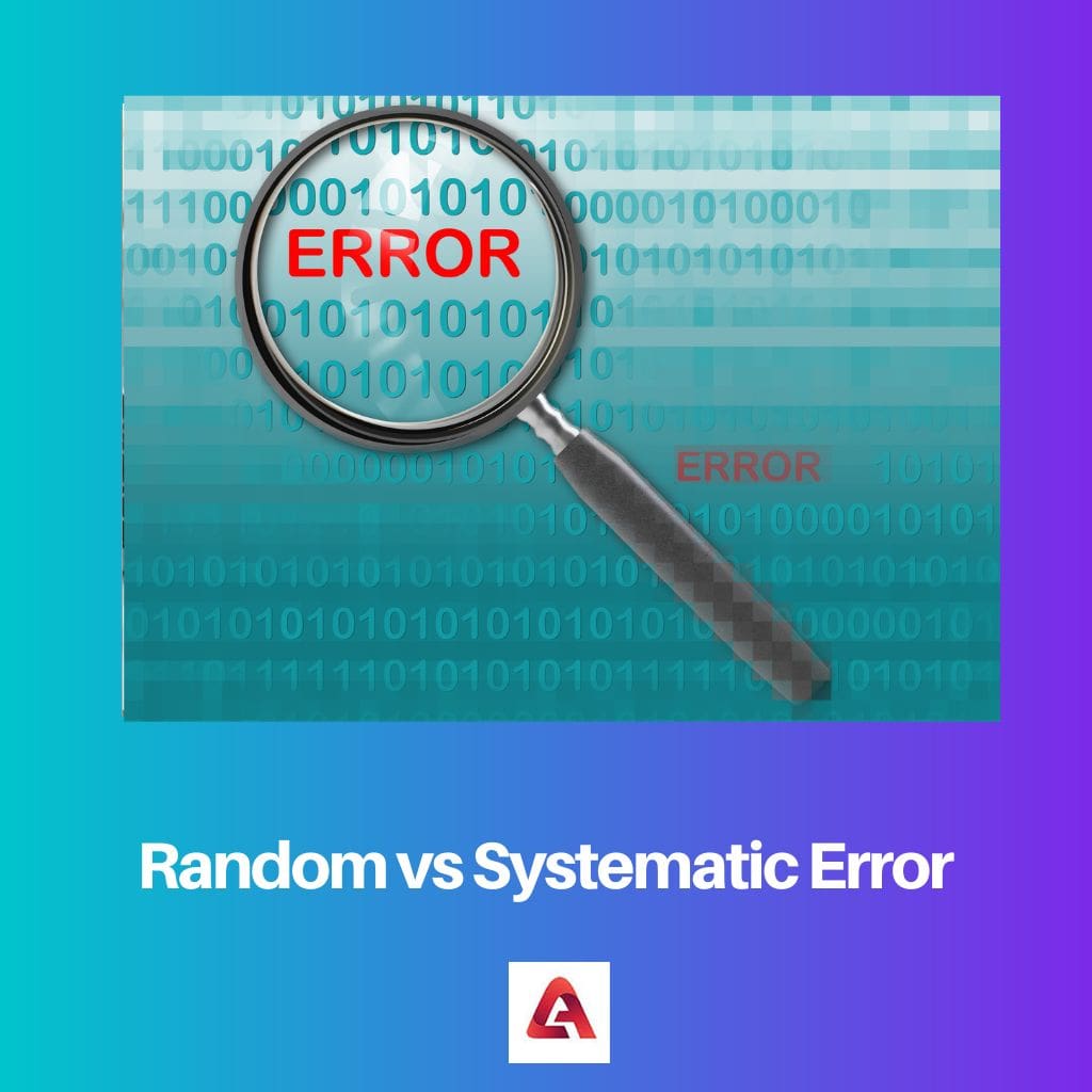 Random vs Systematic Error