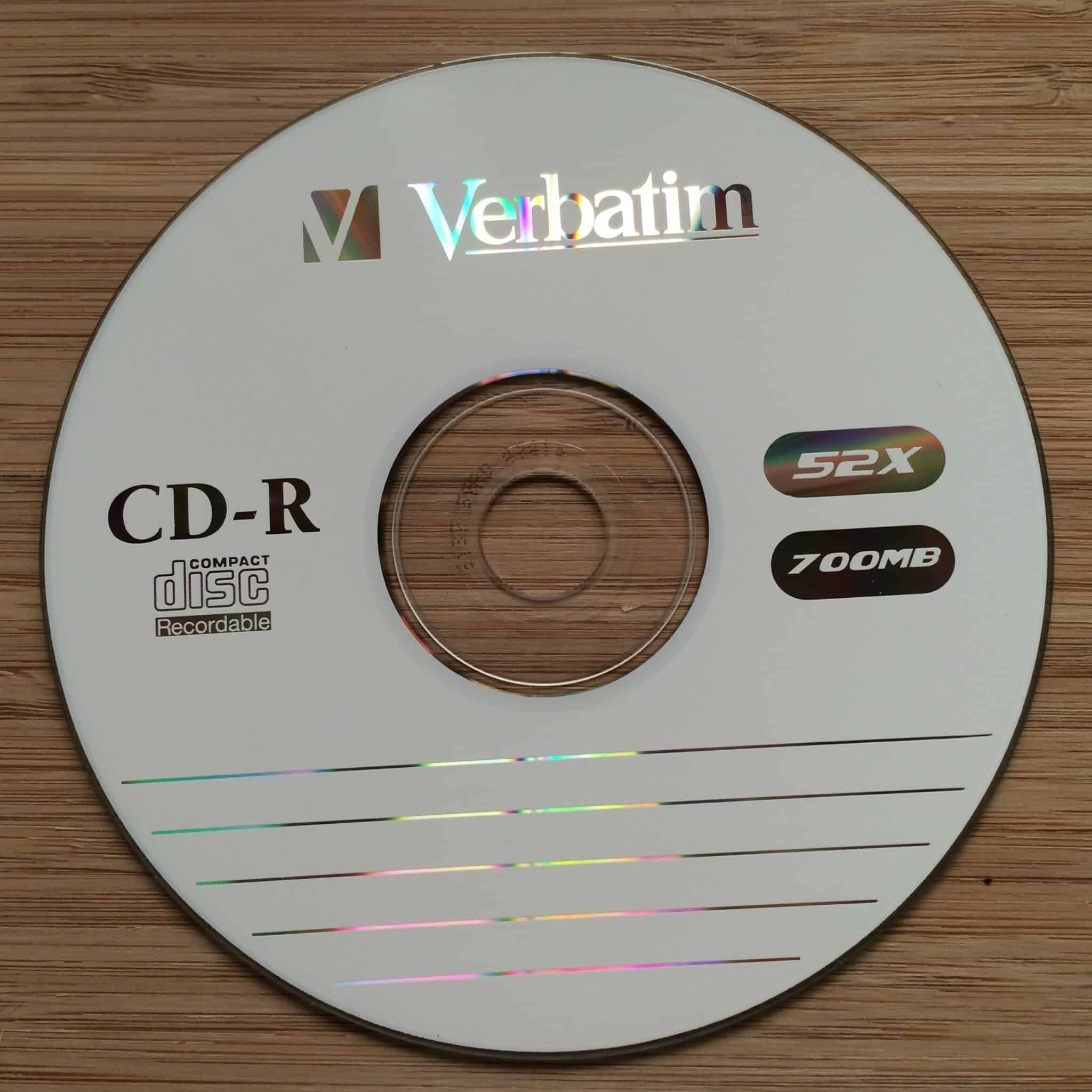 Cd R dischi vuoti 52x 700MB Disco registrabile CD vuoti per la  memorizzazione di immagini digitali Dati musicali