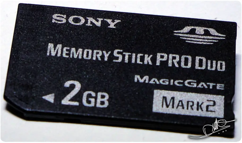 sony memory stick pro duo