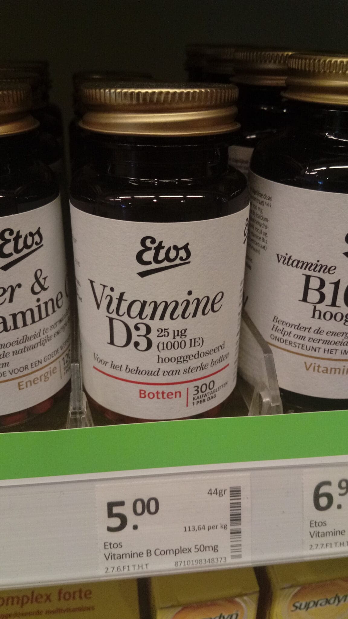 vitamine d3 geschaald
